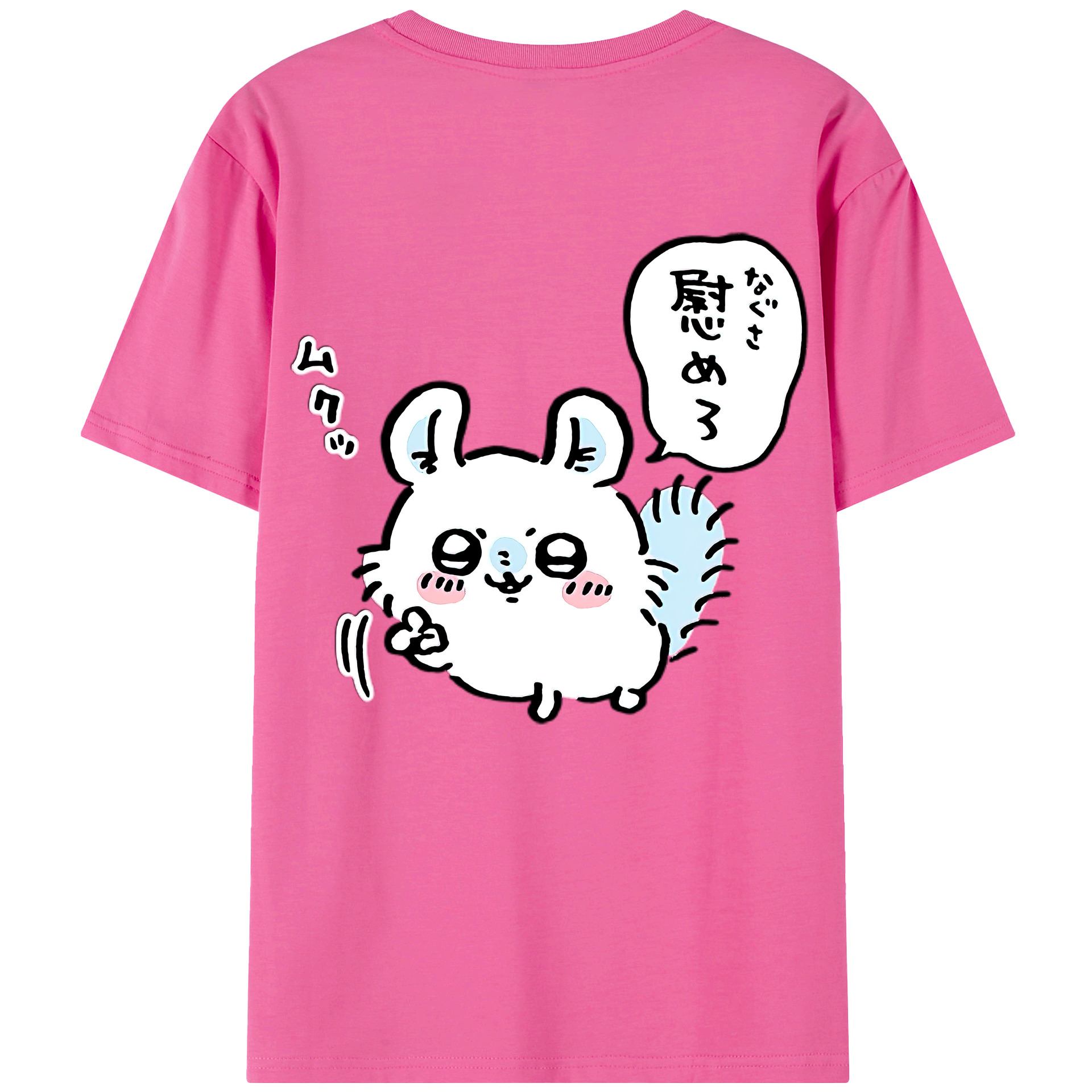 （画像用） ちいかわ モモンガ Chii-kawa Momonga レディース半袖Tシャツ(バックプリント)